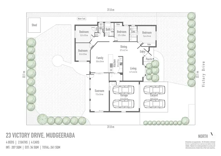 Floorplan of Homely house listing, 23 Victory Drive, Mudgeeraba QLD 4213
