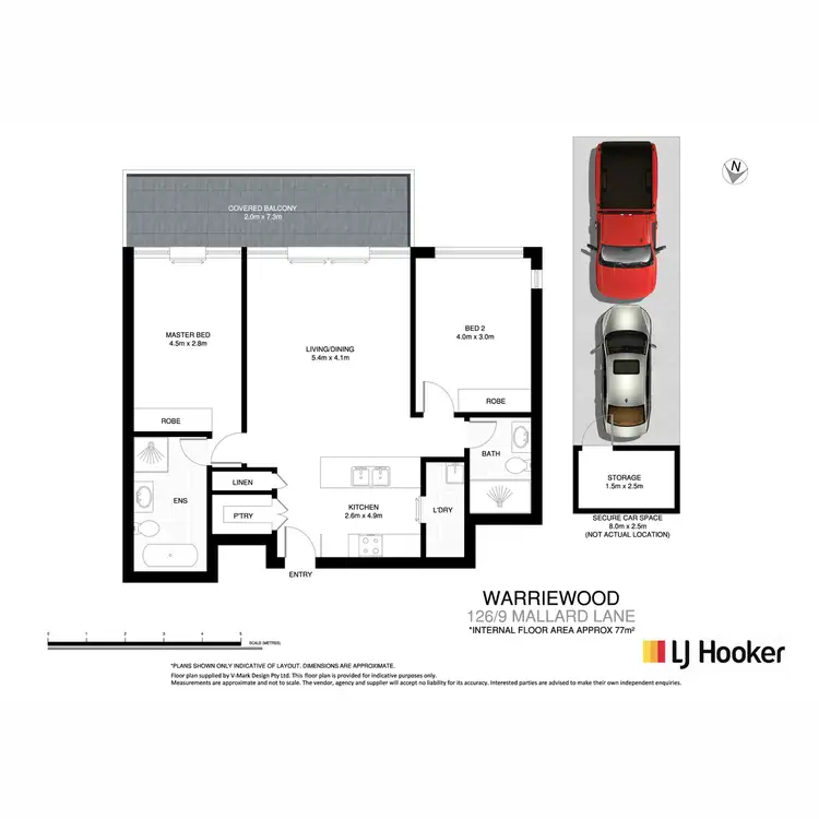 Floorplan of Homely apartment listing, 126/9 Mallard Lane, Warriewood NSW 2102