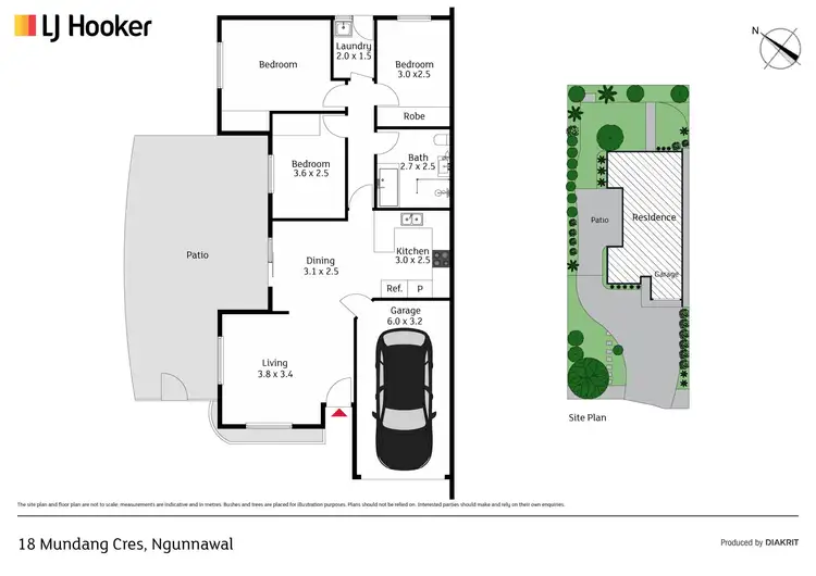 Floorplan of Homely house listing, 18 Mundang Crescent, Ngunnawal ACT 2913