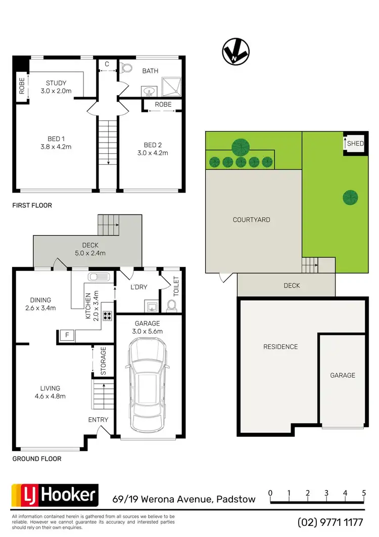 Floorplan of Homely townhouse listing, 69/19 Werona Avenue, Padstow NSW 2211