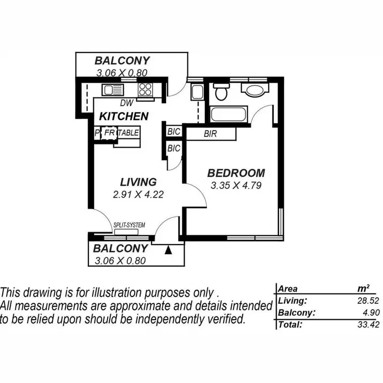 Floorplan of Homely unit listing, 6/14 Leslie Street East, Woodville SA 5011