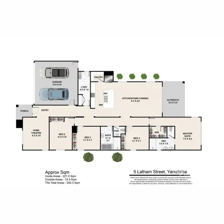 Floorplan of Homely house listing, 5 Latham Street, Yarrabilba QLD 4207