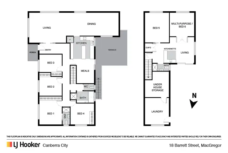 Floorplan of Homely house listing, 18 Barrett Street, Macgregor ACT 2615