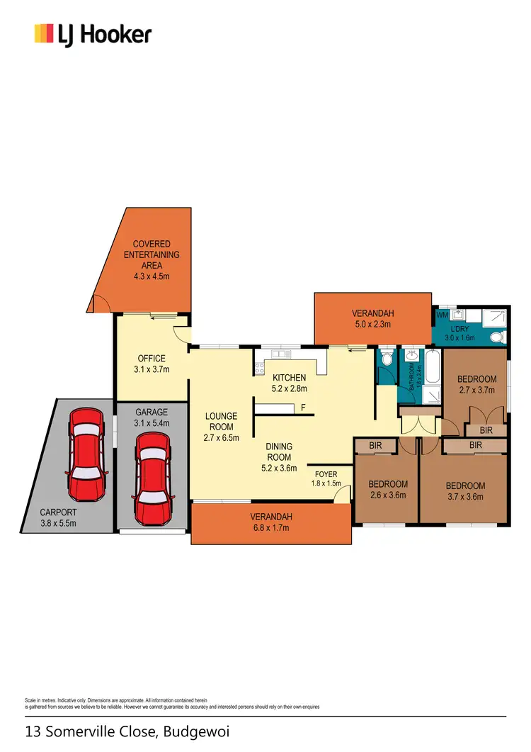 Floorplan of Homely house listing, 13 Somerville Close, Budgewoi NSW 2262