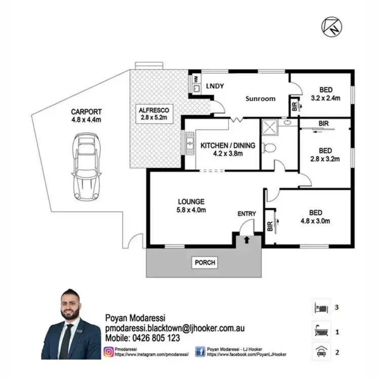 Floorplan of Homely house listing, 78 Oxford Street, Smithfield NSW 2164