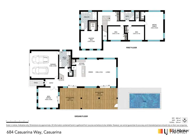 Floorplan of Homely house listing, 684 Casuarina Way, Casuarina NSW 2487