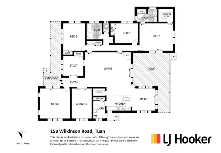Floorplan of Homely house listing, 158 Wilkinson Road, Tuan QLD 4650