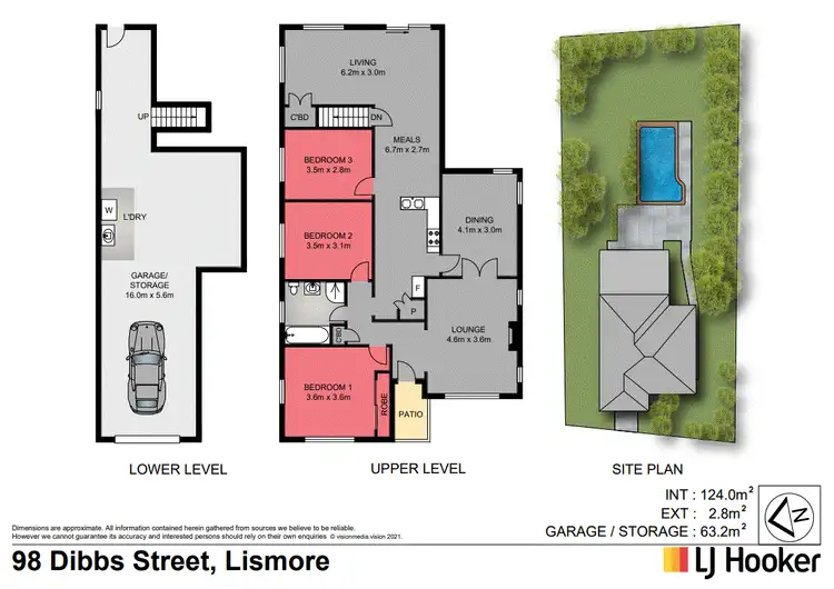 Floorplan of Homely house listing, 98 Dibbs Street, Lismore NSW 2480