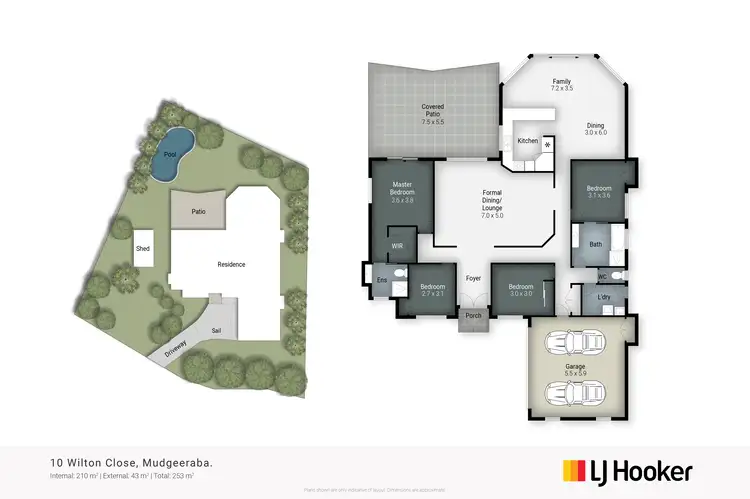 Floorplan of Homely house listing, 10 Wilton Close, Mudgeeraba QLD 4213