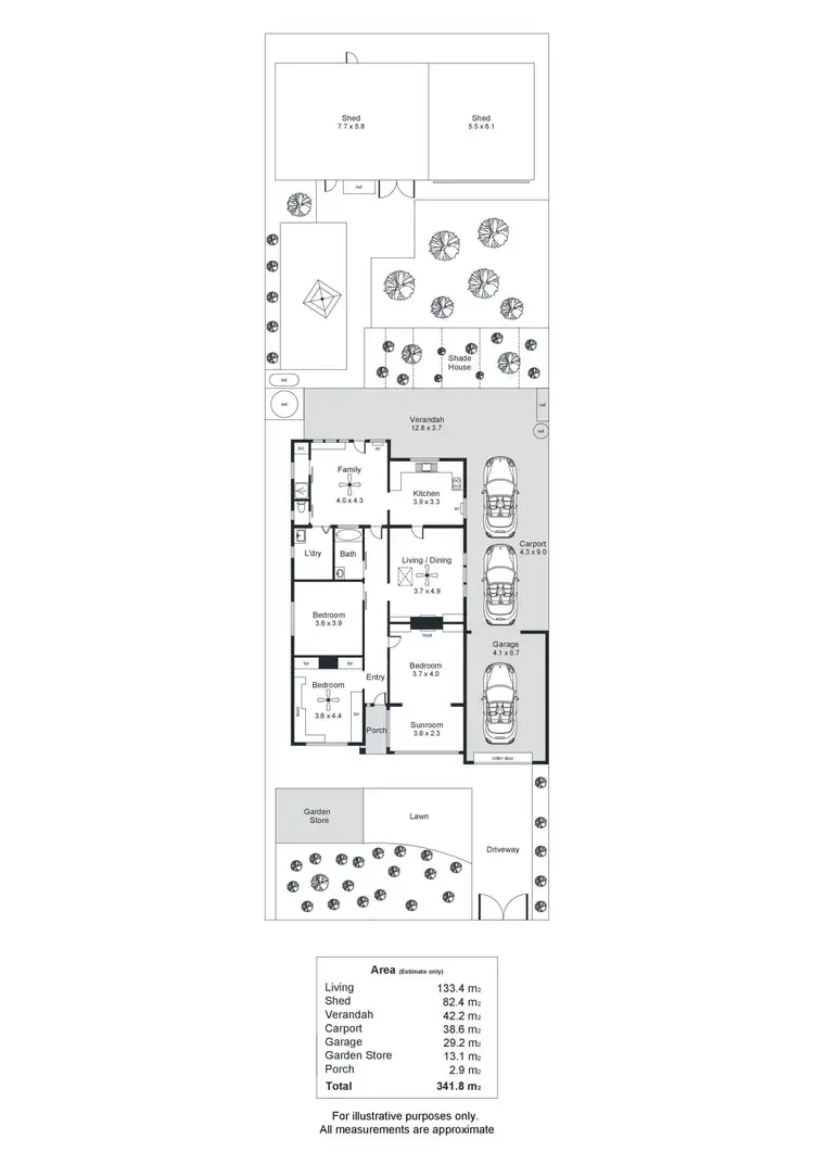 Floorplan of Homely house listing, 5 Culley Street, Clarence Park SA 5034