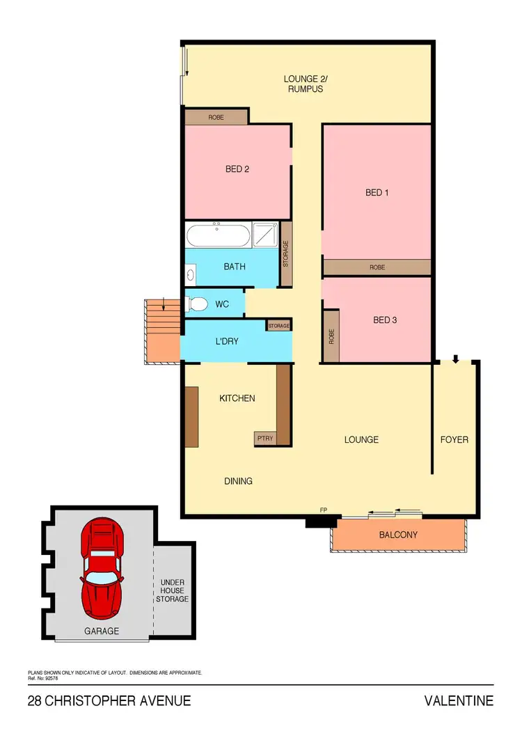 Floorplan of Homely house listing, 28 Christopher Avenue, Valentine NSW 2280