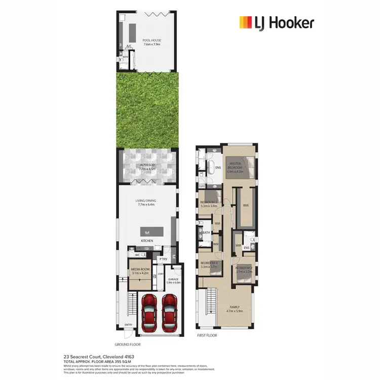 Floorplan of Homely house listing, 23A Seacrest Court, Raby Bay QLD 4163