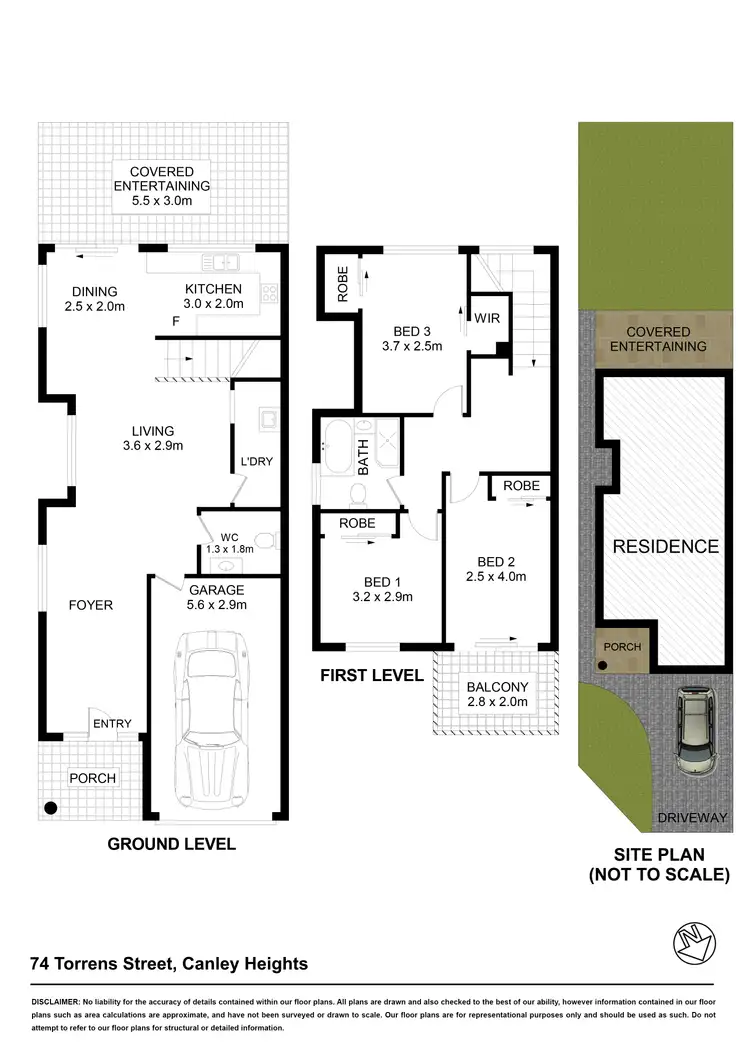 Floorplan of Homely house listing, 74 Torrens Street, Canley Heights NSW 2166