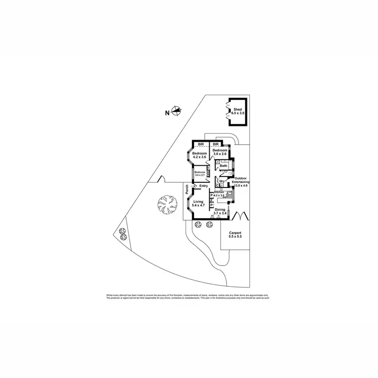 Floorplan of Homely house listing, 20 Sunbird Crescent, Hoppers Crossing VIC 3029