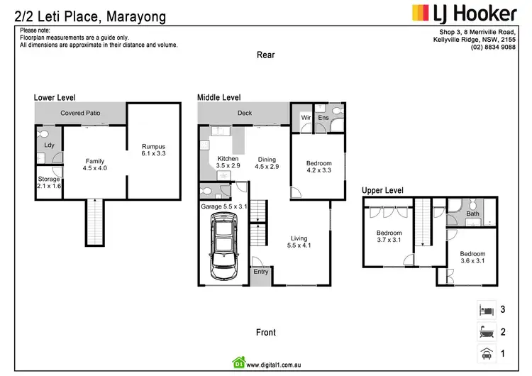 Floorplan of Homely house listing, 2 Leti Place, Marayong NSW 2148