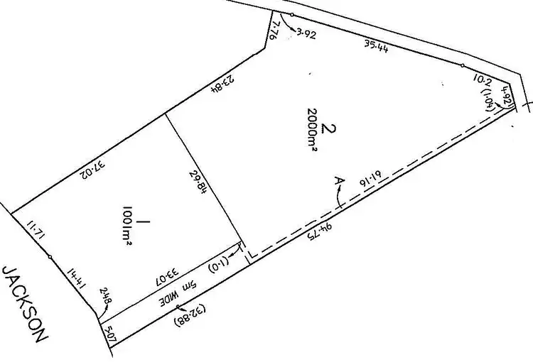 Floorplan of Homely land listing, 1 Jackson Road, Victor Harbor SA 5211