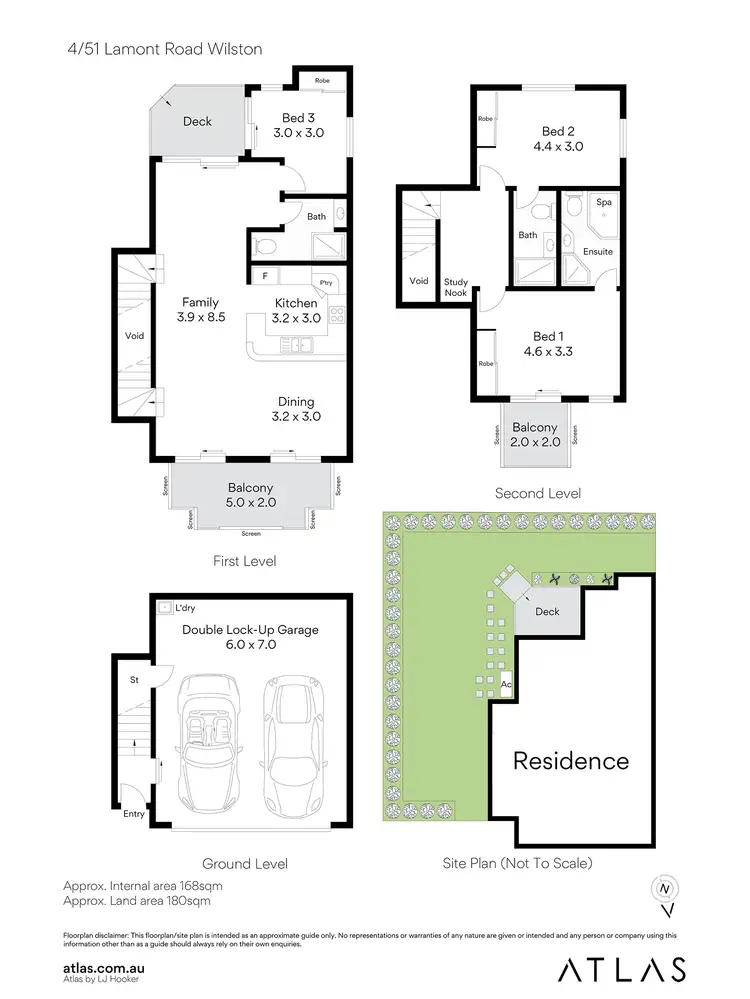 Floorplan of Homely townhouse listing, 4/51 Lamont Road, Wilston QLD 4051