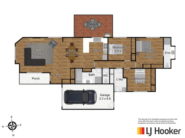 Floorplan of Homely unit listing, 3/5 Camley Court, Berwick VIC 3806