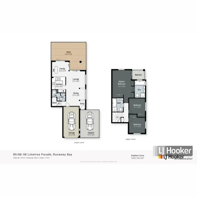 Floorplan of Homely townhouse listing, 80/88-98 Limetree Parade, Runaway Bay QLD 4216