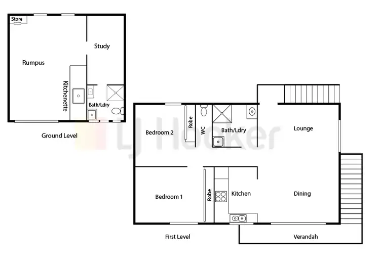 Floorplan of Homely townhouse listing, 1/20 Pilot Street, Harrington NSW 2427