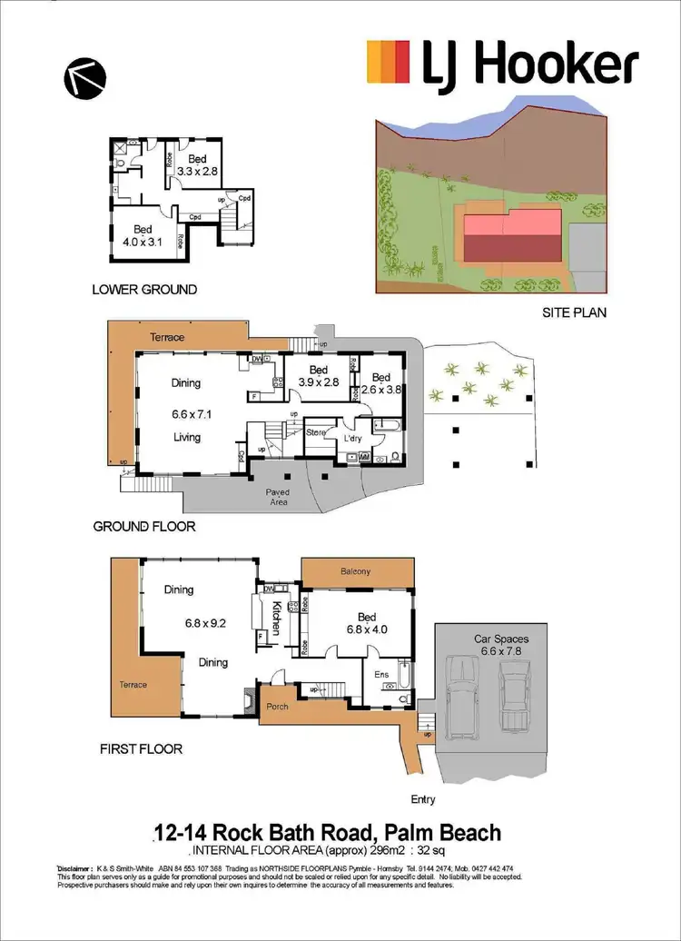 Floorplan of Homely house listing, 12-14 Rock Bath Road, Palm Beach NSW 2108