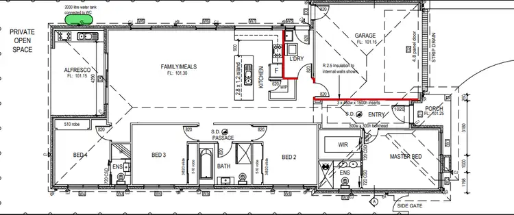 Floorplan of Homely house listing, 5 Petros Street, Fraser Rise VIC 3336
