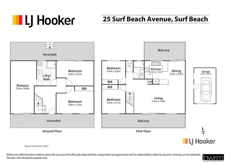 Floorplan of Homely house listing, 25 Surf Beach Avenue, Surf Beach NSW 2536