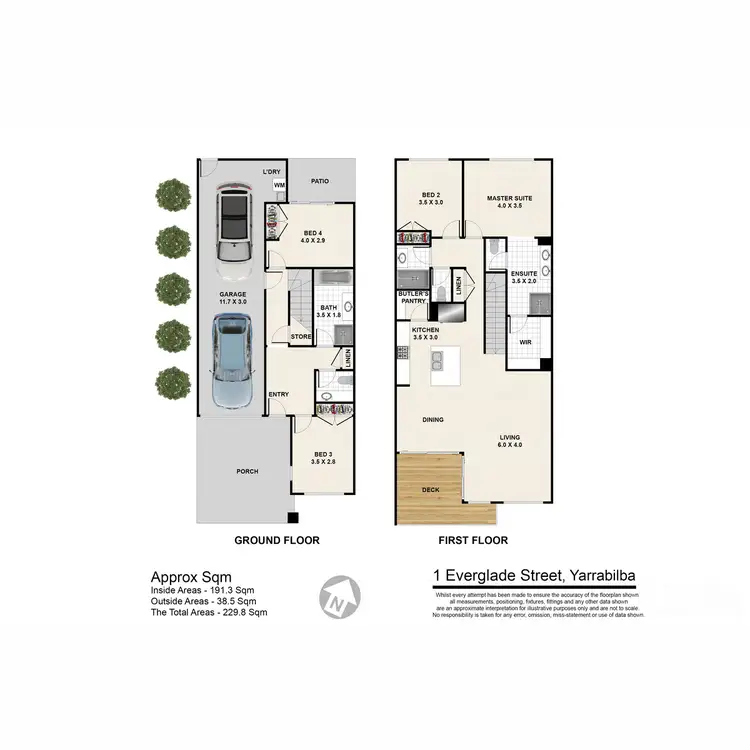 Floorplan of Homely house listing, 1 Everglade Street, Yarrabilba QLD 4207