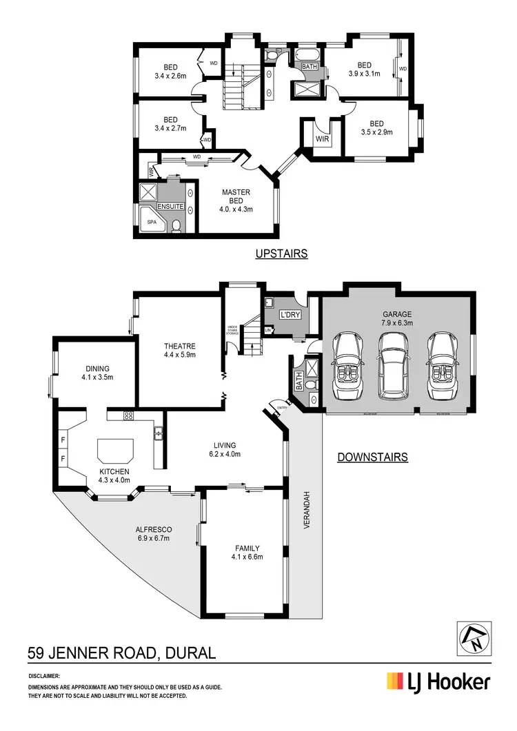 Floorplan of Homely house listing, 59 Jenner Road, Dural NSW 2158
