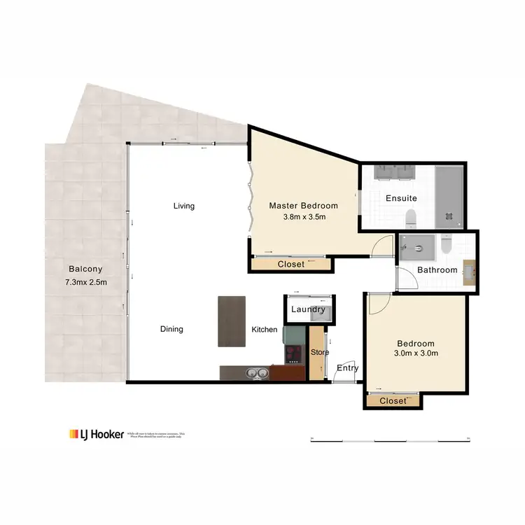 Floorplan of Homely unit listing, 10/3-9 North Street, Woorim QLD 4507
