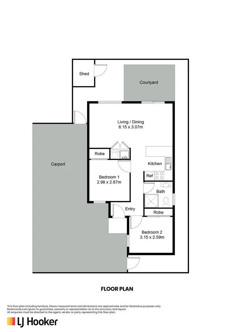 Floorplan of Homely unit listing, 4/6 Edna Street, Thomastown VIC 3074