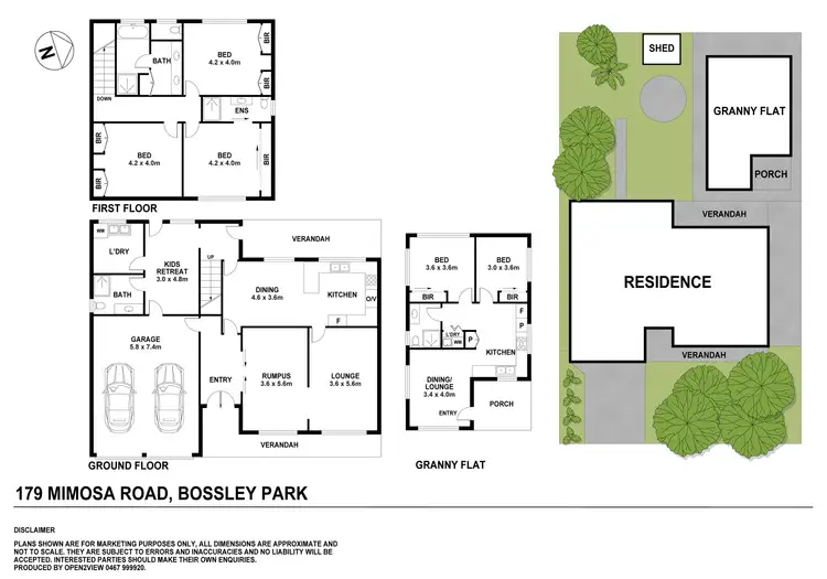 Floorplan of Homely house listing, 179 Mimosa Road, Bossley Park NSW 2176
