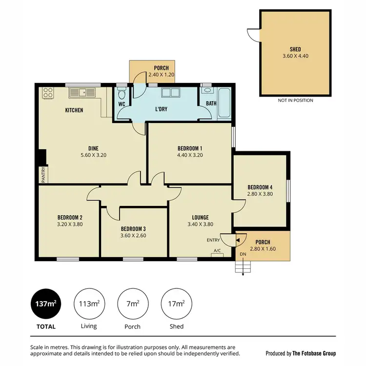 Floorplan of Homely house listing, 72 Mainwaring Crescent, Davoren Park SA 5113