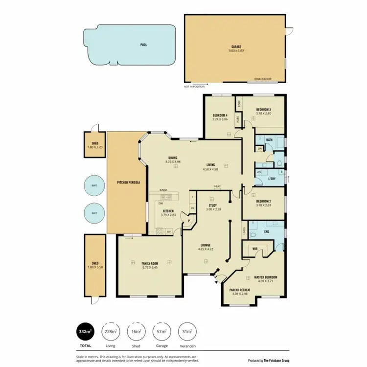 Floorplan of Homely house listing, 10 Witt Way, Evanston Park SA 5116