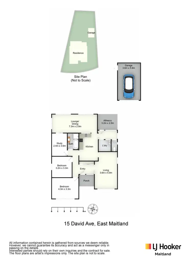 Floorplan of Homely house listing, 15 David Avenue, East Maitland NSW 2323