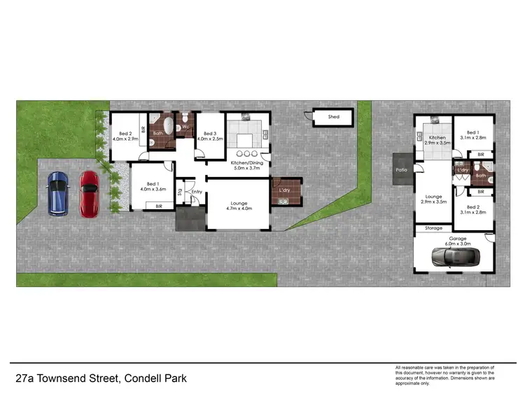 Floorplan of Homely house listing, 27a Townsend Street, Condell Park NSW 2200