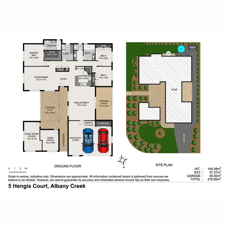 Floorplan of Homely house listing, 5 Hengis Court, Albany Creek QLD 4035