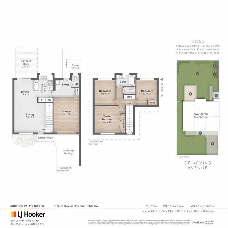 Floorplan of Homely townhouse listing, 10/2 St Kevins Avenue, Benowa QLD 4217