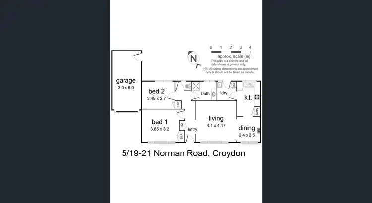 Floorplan of Homely unit listing, 5/19-21 Norman Road, Croydon VIC 3136