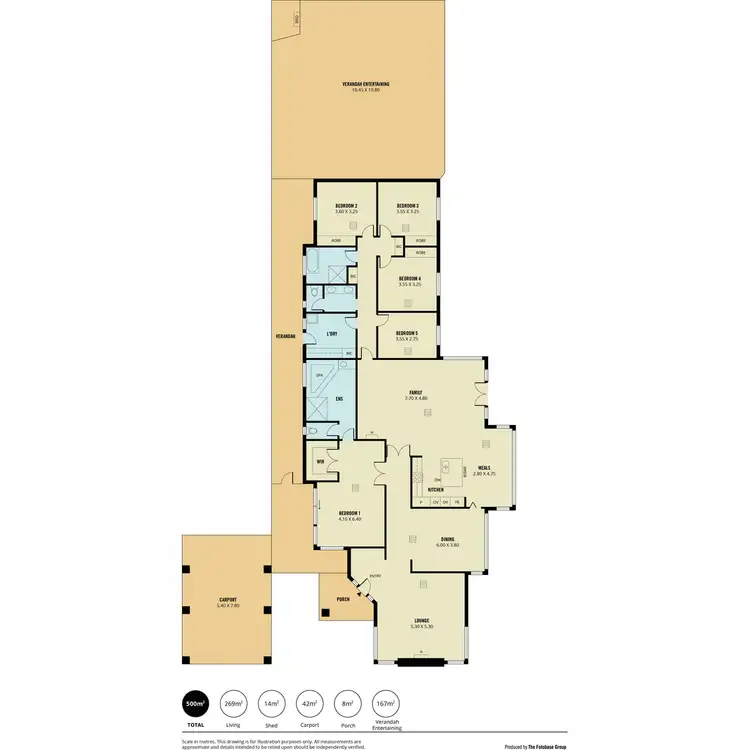 Floorplan of Homely house listing, 38 Coomurra Drive, Salisbury Heights SA 5109