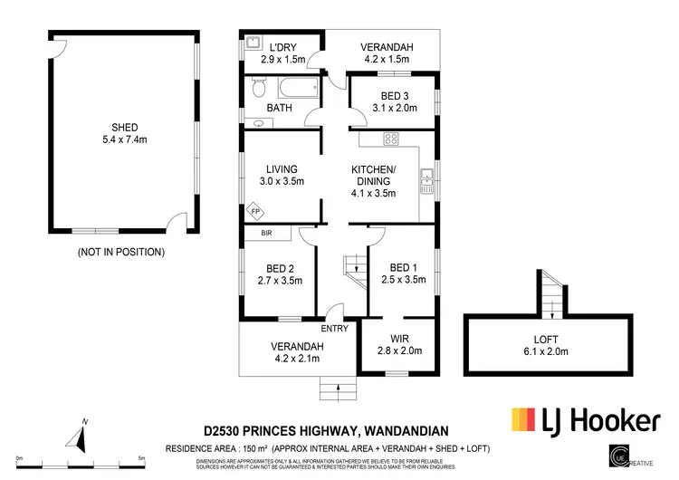 Floorplan of Homely house listing, D2530 Princes Highway, Wandandian NSW 2540