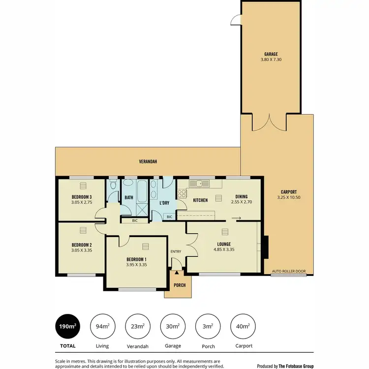 Floorplan of Homely house listing, 18 Adaluma Avenue, Pooraka SA 5095