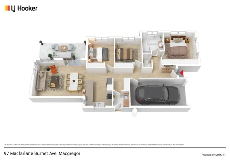 Floorplan of Homely house listing, 97 Macfarlane Burnet Avenue, Macgregor ACT 2615