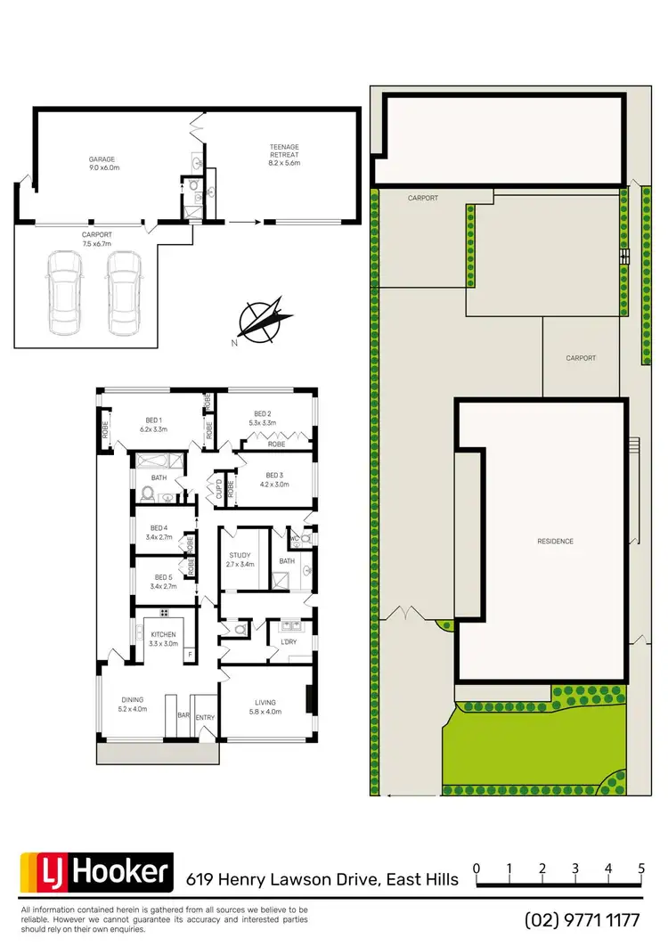 Floorplan of Homely house listing, 619 Henry Lawson Drive, East Hills NSW 2213