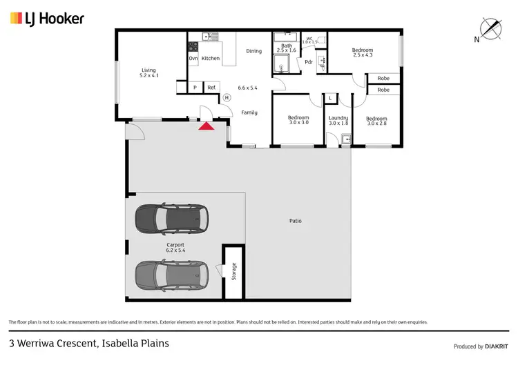 Floorplan of Homely house listing, 3 Werriwa Crescent, Isabella Plains ACT 2905