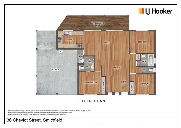 Floorplan of Homely house listing, 36 Cheviot Street, Smithfield QLD 4878