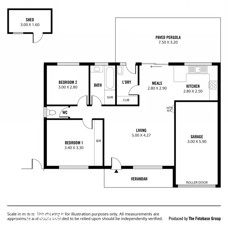 Floorplan of Homely unit listing, 4/1-3 Barracks Road, Hope Valley SA 5090