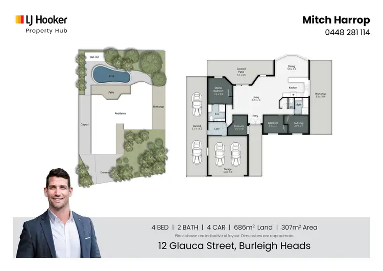 Floorplan of Homely house listing, 12 Glauca Street, Burleigh Heads QLD 4220