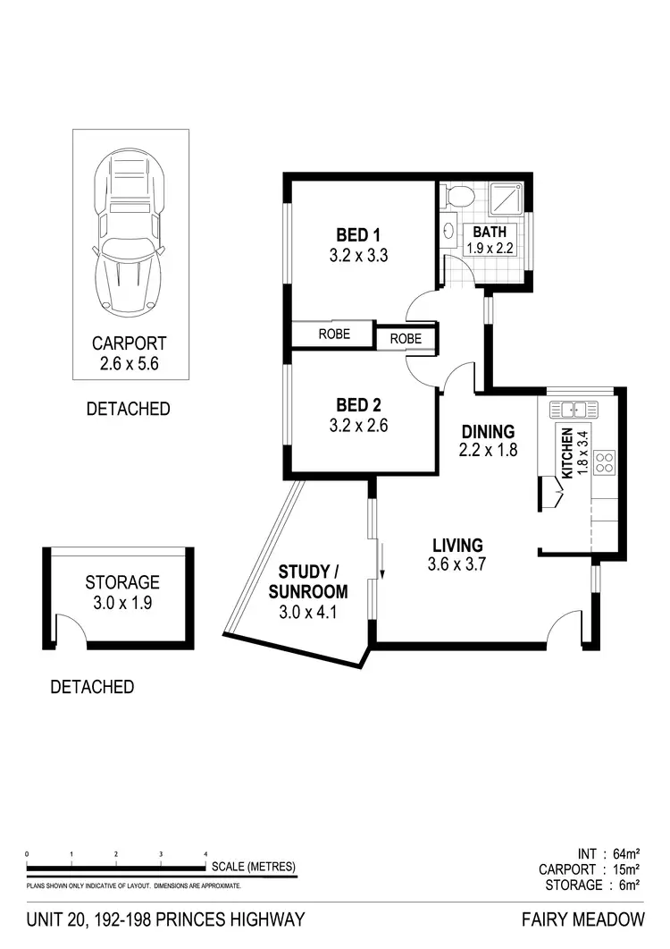 Floorplan of Homely apartment listing, 20/192-198 Princes Highway, Fairy Meadow NSW 2519