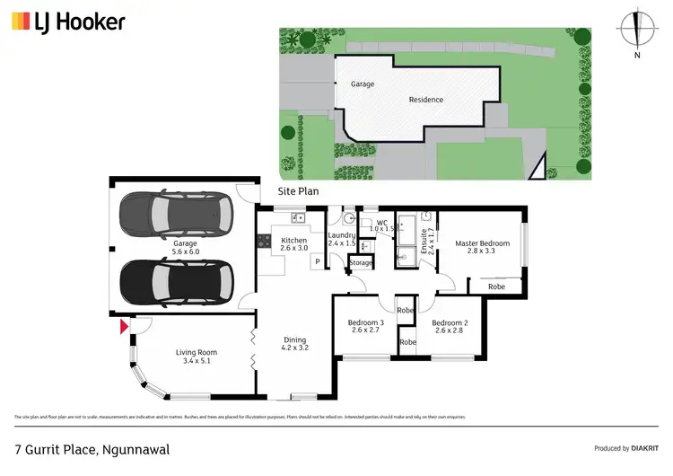 Floorplan of Homely house listing, 7 Gurrit Place, Ngunnawal ACT 2913